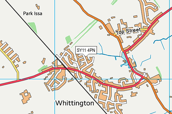 SY11 4PN map - OS VectorMap District (Ordnance Survey)