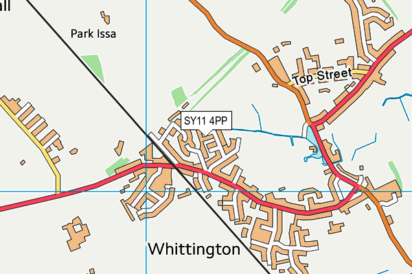 SY11 4PP map - OS VectorMap District (Ordnance Survey)