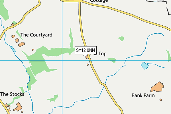 SY12 0NN map - OS VectorMap District (Ordnance Survey)