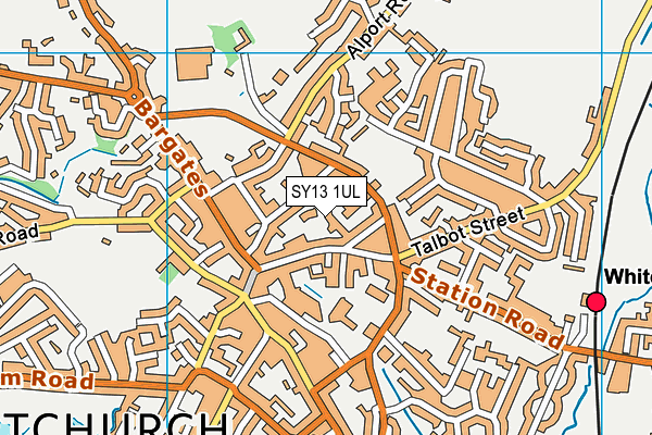 SY13 1UL map - OS VectorMap District (Ordnance Survey)