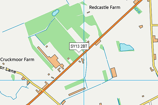 Lower Heath Ce Primary School map (SY13 2BT) - OS VectorMap District (Ordnance Survey)
