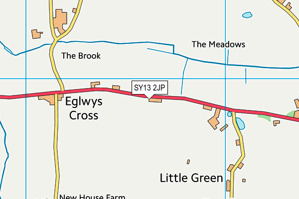 SY13 2JP map - OS VectorMap District (Ordnance Survey)