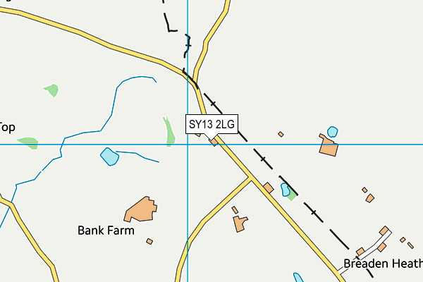 SY13 2LG map - OS VectorMap District (Ordnance Survey)