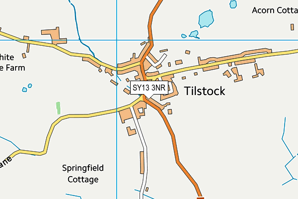 SY13 3NR map - OS VectorMap District (Ordnance Survey)