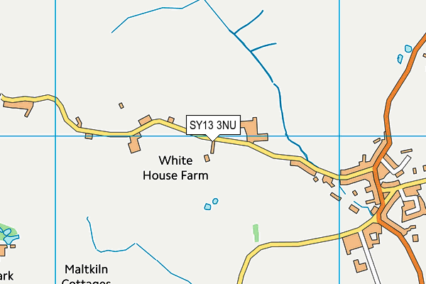 SY13 3NU map - OS VectorMap District (Ordnance Survey)