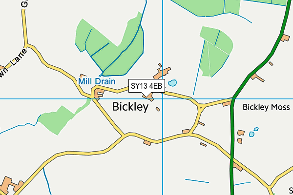 SY13 4EB map - OS VectorMap District (Ordnance Survey)