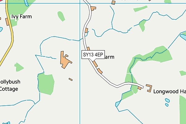 SY13 4EP map - OS VectorMap District (Ordnance Survey)