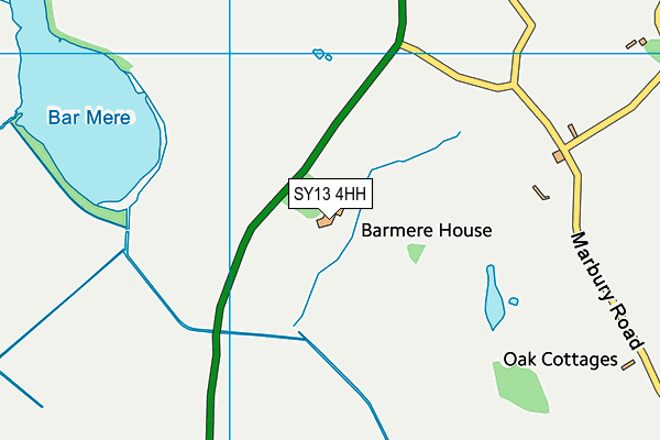 SY13 4HH map - OS VectorMap District (Ordnance Survey)