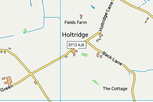 SY13 4JA map - OS VectorMap District (Ordnance Survey)