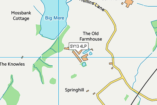 SY13 4LP map - OS VectorMap District (Ordnance Survey)