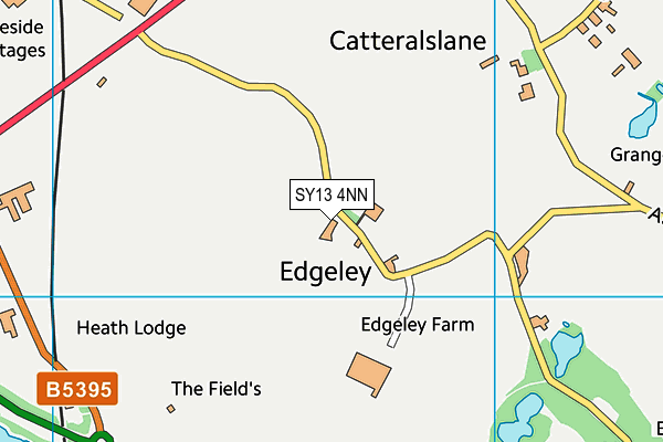 SY13 4NN map - OS VectorMap District (Ordnance Survey)