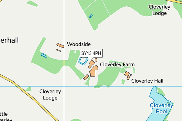 SY13 4PH map - OS VectorMap District (Ordnance Survey)