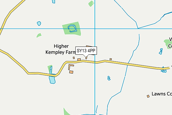 SY13 4PP map - OS VectorMap District (Ordnance Survey)