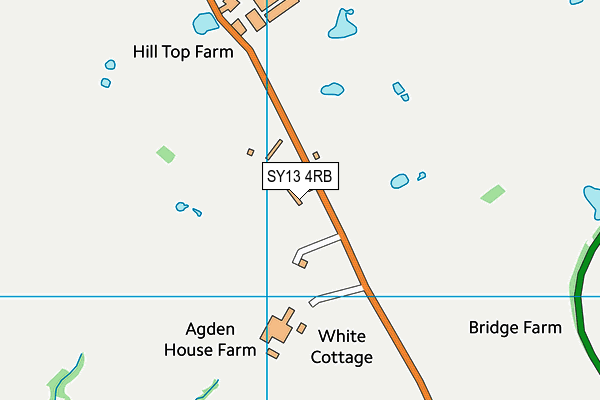 SY13 4RB map - OS VectorMap District (Ordnance Survey)