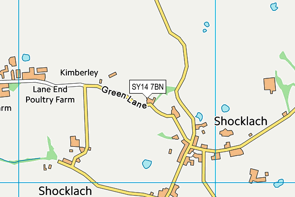 SY14 7BN map - OS VectorMap District (Ordnance Survey)
