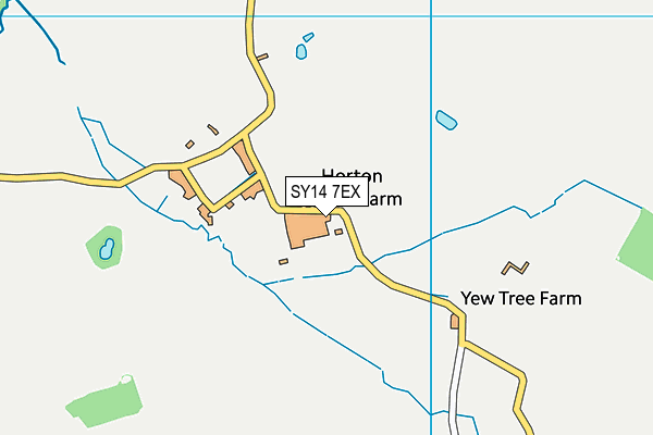 SY14 7EX map - OS VectorMap District (Ordnance Survey)