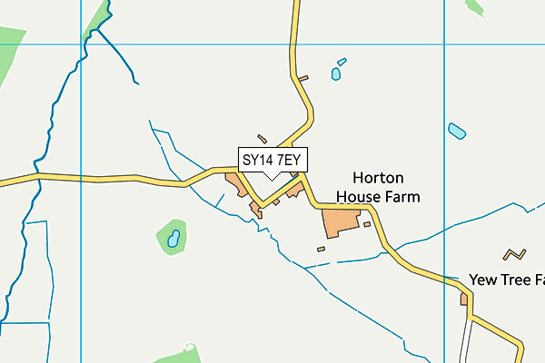 SY14 7EY map - OS VectorMap District (Ordnance Survey)