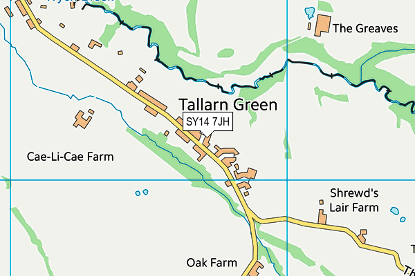 Map of BORDERBROOK NEW HOMES MANAGEMENT COMPANY LIMITED at district scale