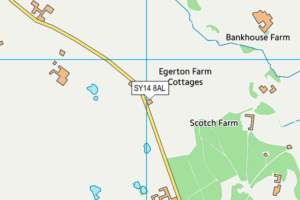 SY14 8AL map - OS VectorMap District (Ordnance Survey)