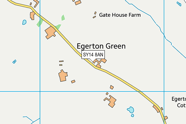 SY14 8AN map - OS VectorMap District (Ordnance Survey)