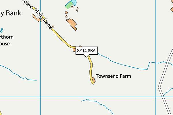 SY14 8BA map - OS VectorMap District (Ordnance Survey)