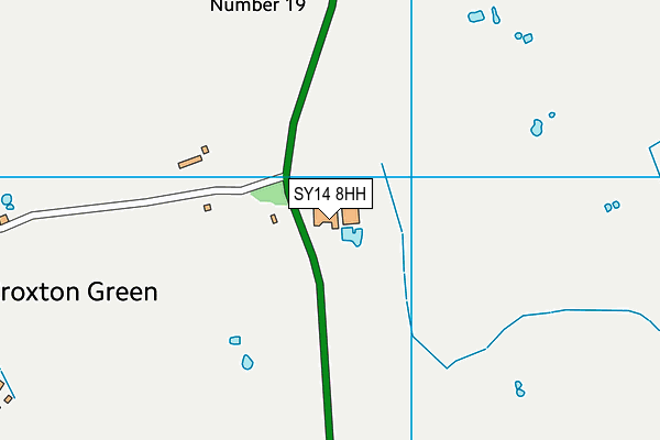 SY14 8HH map - OS VectorMap District (Ordnance Survey)