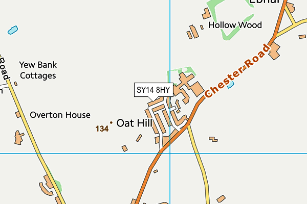 SY14 8HY map - OS VectorMap District (Ordnance Survey)