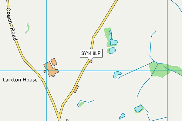 SY14 8LP map - OS VectorMap District (Ordnance Survey)