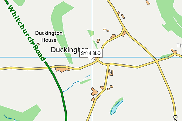 SY14 8LQ map - OS VectorMap District (Ordnance Survey)