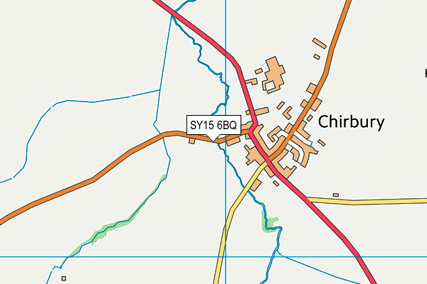 SY15 6BQ map - OS VectorMap District (Ordnance Survey)