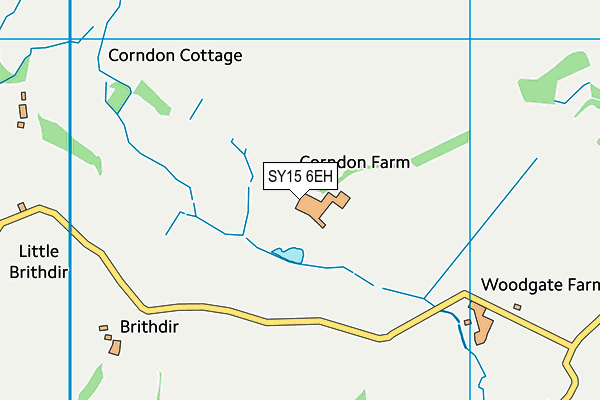 SY15 6EH map - OS VectorMap District (Ordnance Survey)