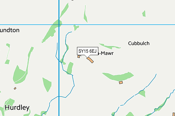 SY15 6EJ map - OS VectorMap District (Ordnance Survey)