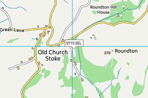 SY15 6EL map - OS VectorMap District (Ordnance Survey)