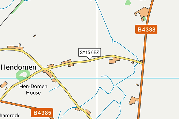 SY15 6EZ map - OS VectorMap District (Ordnance Survey)