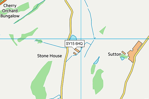 SY15 6HQ map - OS VectorMap District (Ordnance Survey)