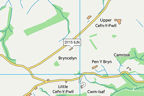 SY15 6JN map - OS VectorMap District (Ordnance Survey)