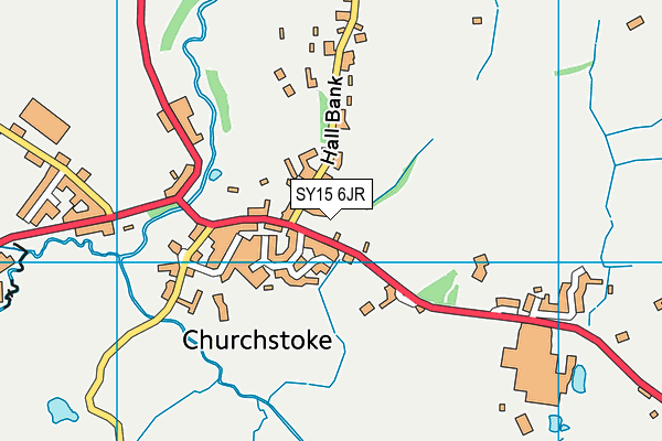 SY15 6JR map - OS VectorMap District (Ordnance Survey)
