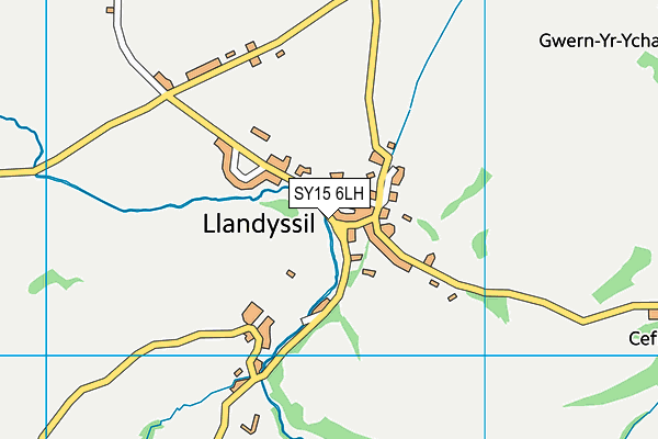 SY15 6LH map - OS VectorMap District (Ordnance Survey)
