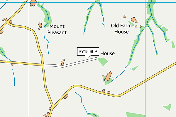 SY15 6LP map - OS VectorMap District (Ordnance Survey)