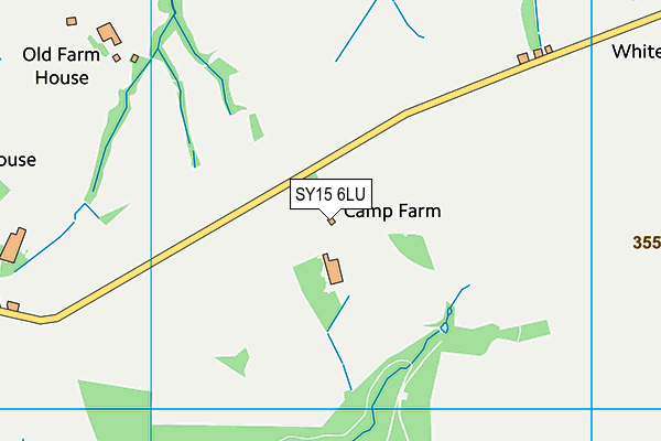 SY15 6LU map - OS VectorMap District (Ordnance Survey)