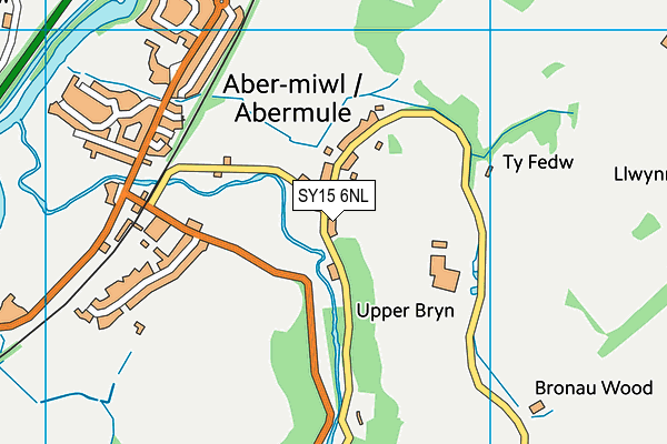 SY15 6NL map - OS VectorMap District (Ordnance Survey)