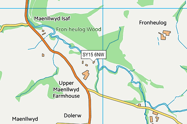 SY15 6NW map - OS VectorMap District (Ordnance Survey)