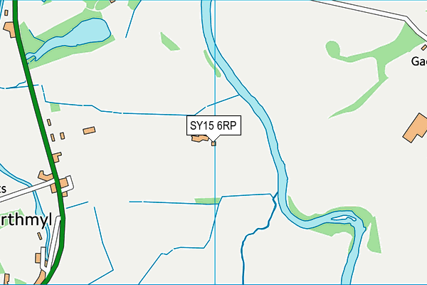 SY15 6RP map - OS VectorMap District (Ordnance Survey)
