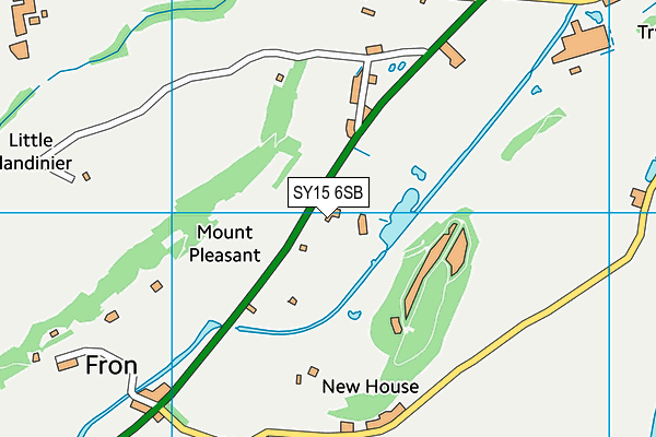 SY15 6SB map - OS VectorMap District (Ordnance Survey)