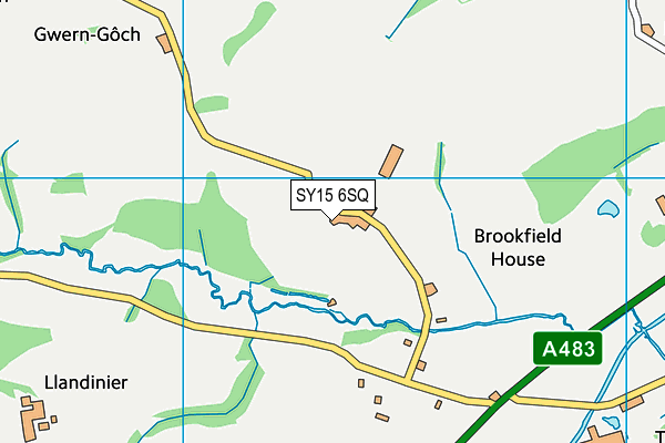 SY15 6SQ map - OS VectorMap District (Ordnance Survey)