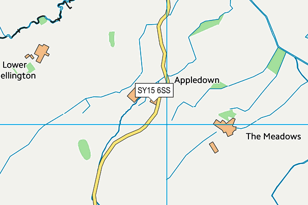 SY15 6SS map - OS VectorMap District (Ordnance Survey)