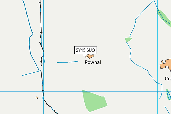 SY15 6UQ map - OS VectorMap District (Ordnance Survey)