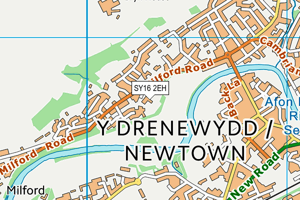 Map of WELSH TOWN-PLANNING AND HOUSING TRUST LIMITED at district scale