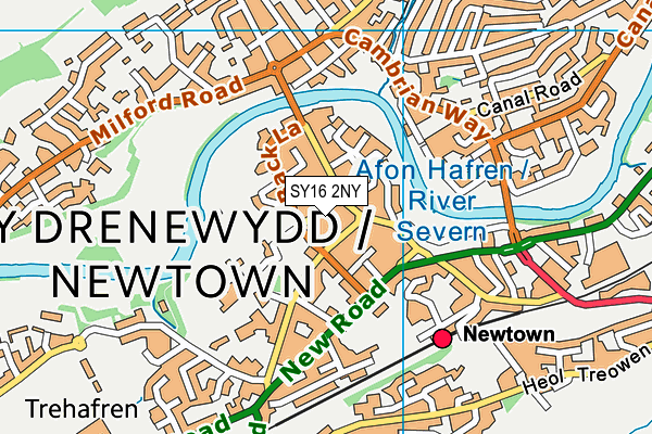 Map of SEVERNSIDE DEVELOPMENTS (NEWTOWN) LTD at district scale
