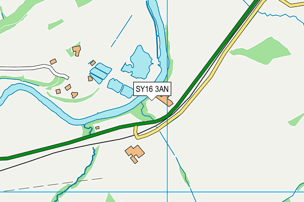 SY16 3AN map - OS VectorMap District (Ordnance Survey)